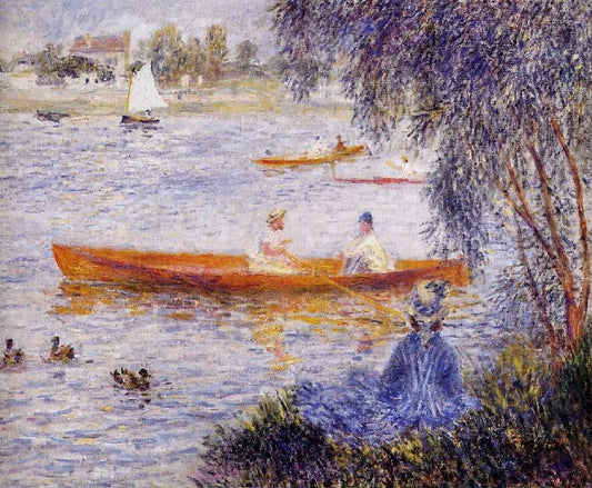 Boating At Argenteuil by Pierre Auguste Renoir