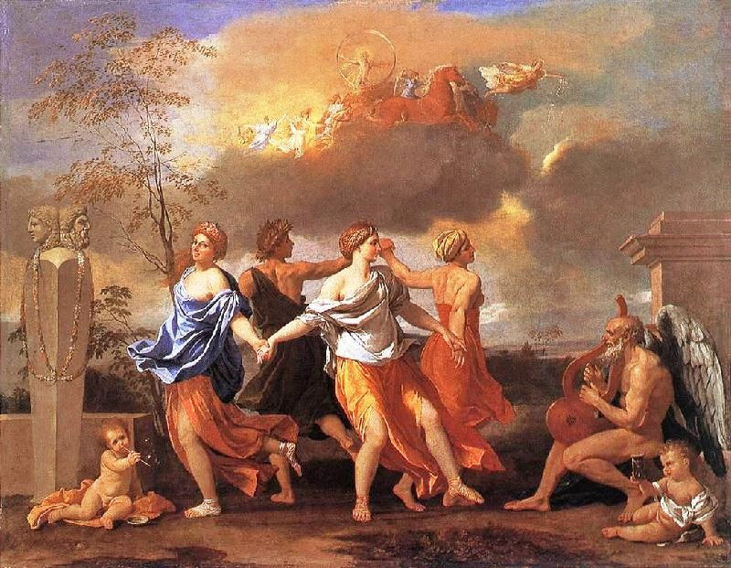 Dance To The Music Of Time by Nicolas Poussin