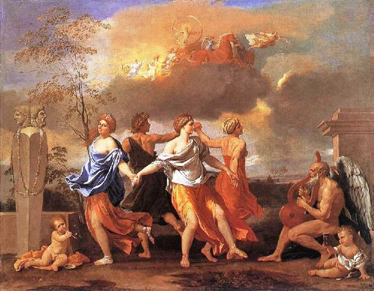 Dance To The Music Of Time by Nicolas Poussin