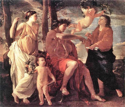 The Inspiration Of The Poet by Nicolas Poussin