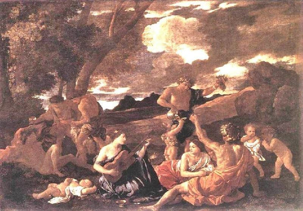 Bacchanal: The Andrians by Nicolas Poussin