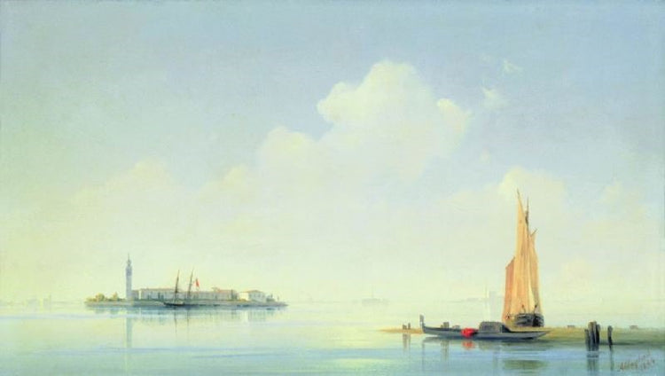 The Harbour Of Venice, The Island Of San-Georgio by Ivan Constantinovich Aivazovsk
