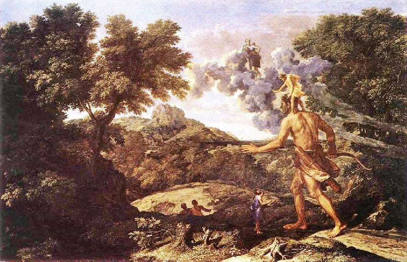 Landscape With Diana And Orion by Nicolas Poussin