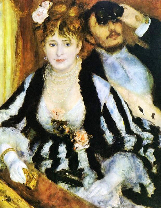 The Theater Box by Pierre Auguste Renoir