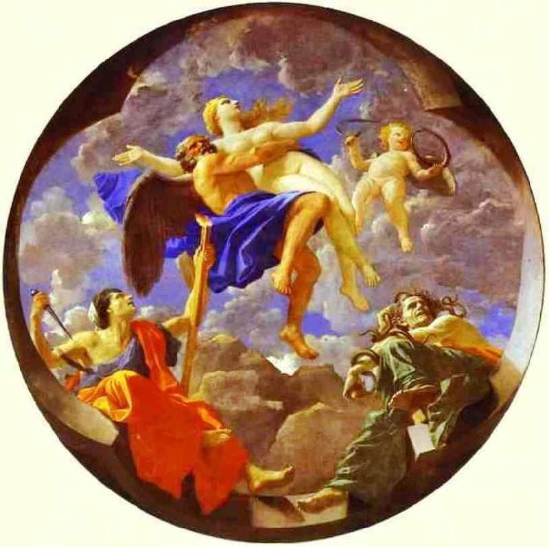 Time Revealing Truth With Envy And Discord by Nicolas Poussin