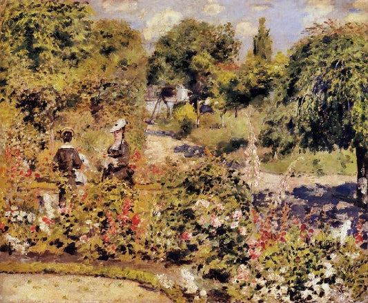 The Garden At Fontenay by Pierre Auguste Renoir