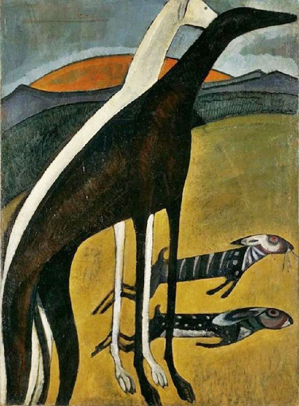 Os Galgos by Amadeu de Sousa Cardoso