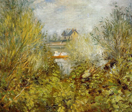 On The Seine, Near Argenteuil by Pierre Auguste Renoir