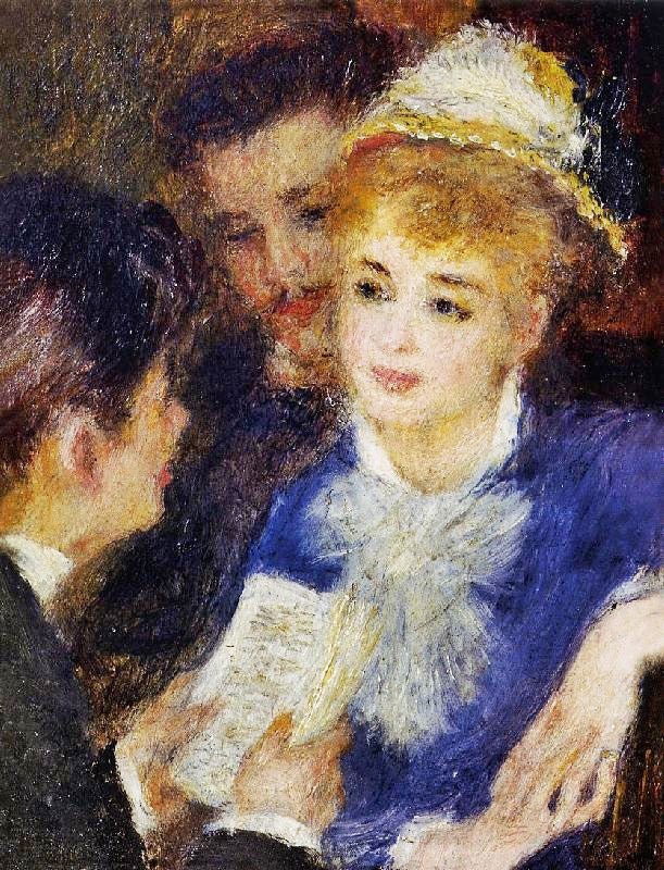 Reading The Part by Pierre Auguste Renoir