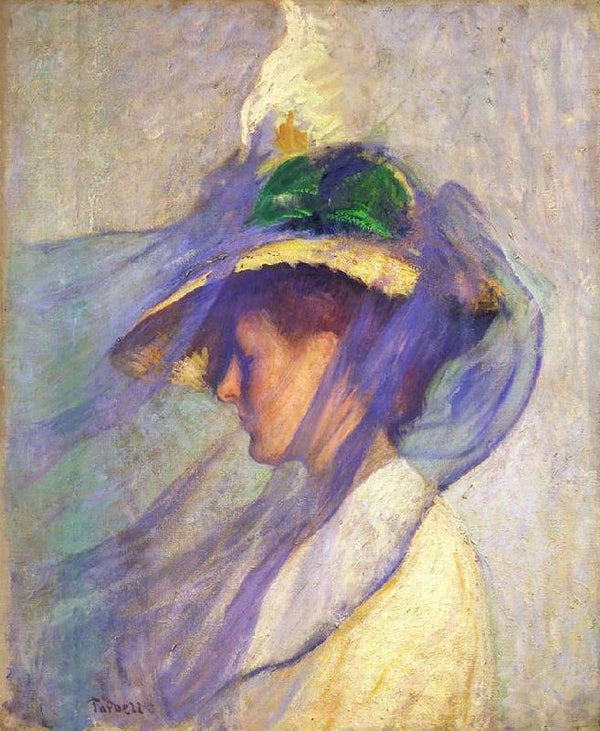 The Blue Veil by Edmund Tarbell