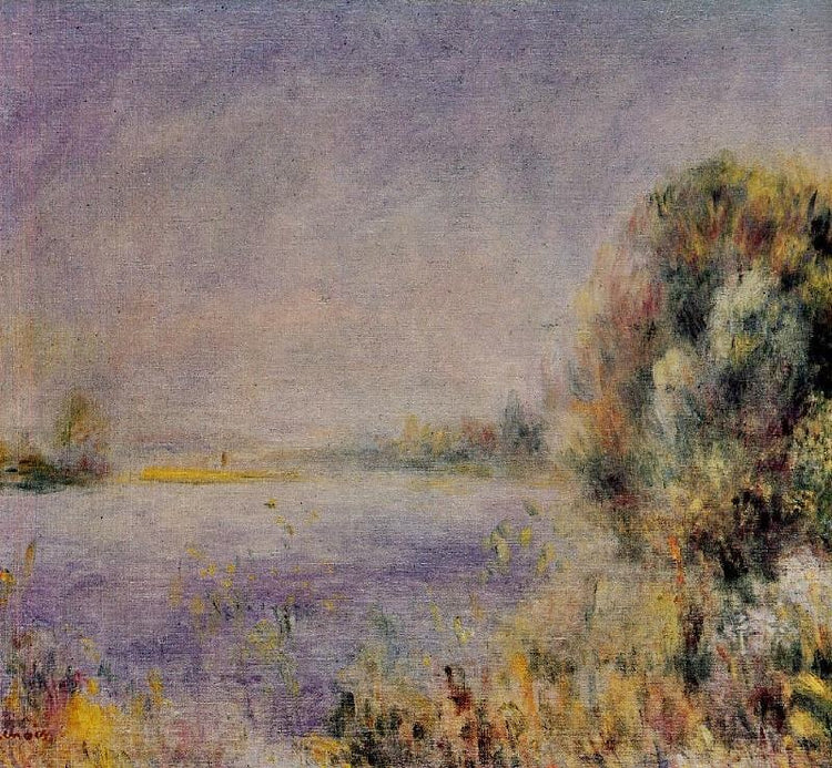 Banks Of The River by Pierre Auguste Renoir