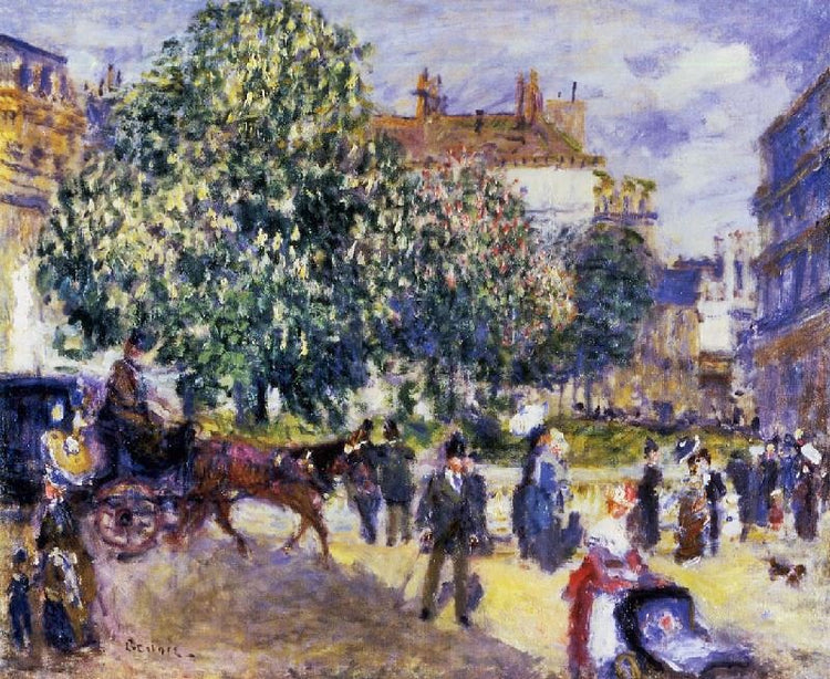 Place De La Trinite, Paris by Pierre Auguste Renoir