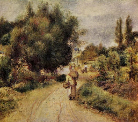 On The Banks Of The River by Pierre Auguste Renoir