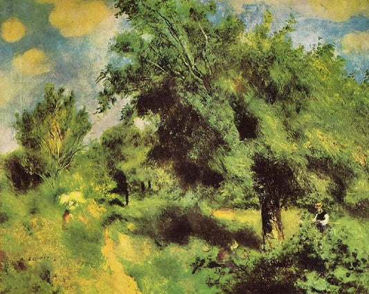 Orchard At Louveciennes, The English Pear Tree by Pierre Auguste Renoir