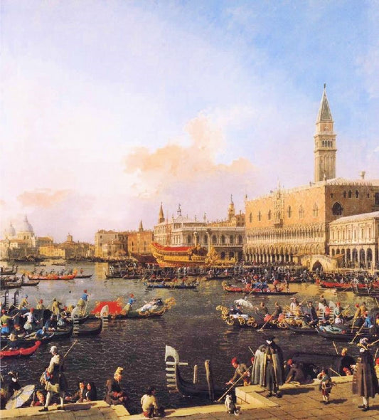 Venice, Bacino Di San Marco On Ascension Day by Canaletto