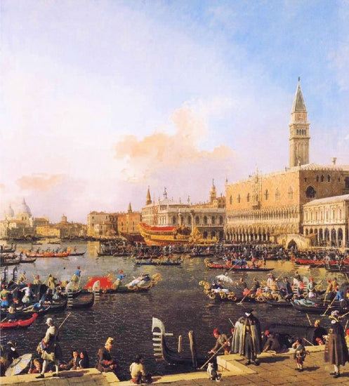 Venice, Bacino Di San Marco On Ascension Day by Canaletto