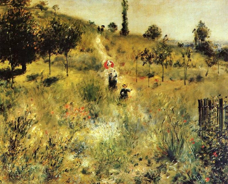 Path Winding Through The High Grass by Pierre Auguste Renoir