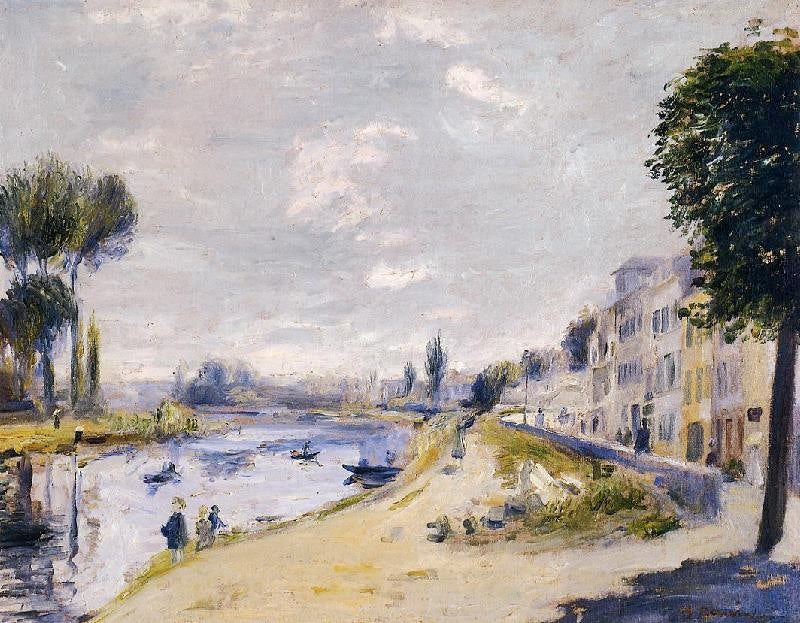 THE BANKS OF THE SEINE, BOUGIVAL