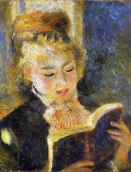 The Reader (Young Woman Reading A Book) by Pierre Auguste Renoir