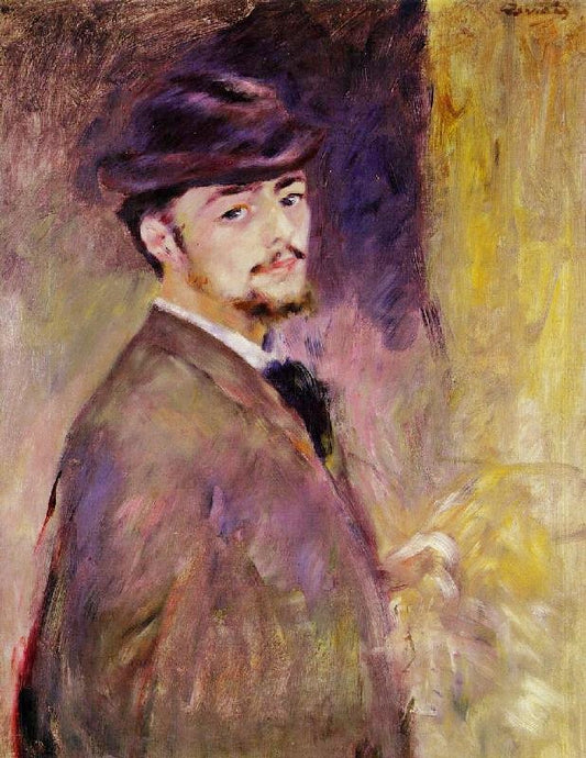 Self Portrait At The Age Of Thirty-Five by Pierre Auguste Renoir