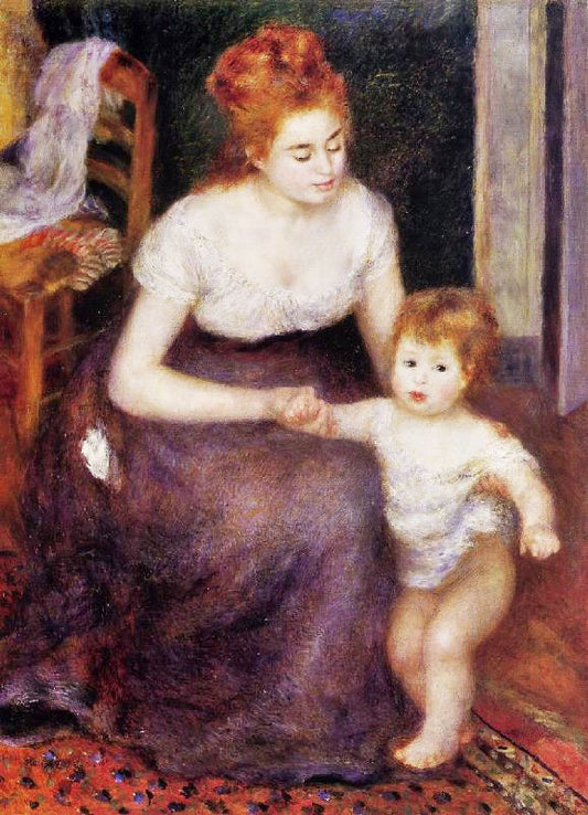 The First Step by Pierre Auguste Renoir