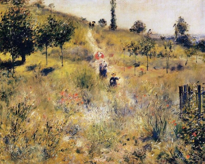 Path Leading Through Tall Grass by Pierre Auguste Renoir