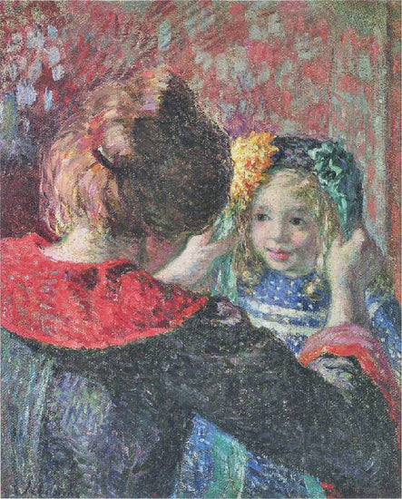 Madame Lebasque And Her Daughter Marthe by Henri Lebasque