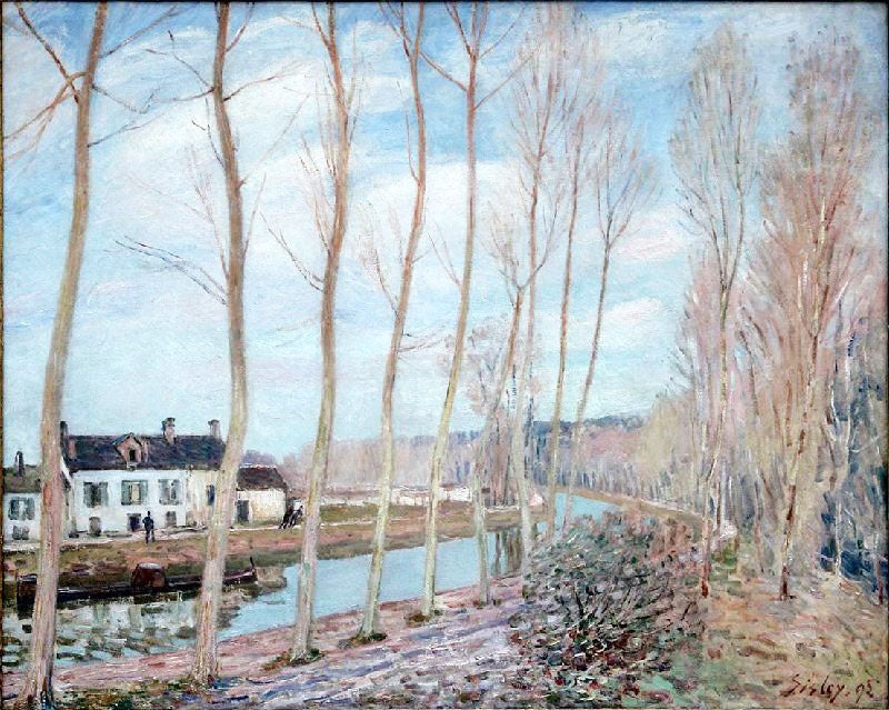River Loing by Alfred Sisle