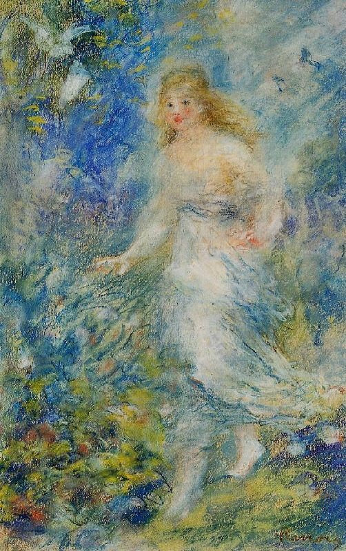 Spring, The Four Seasons by Pierre Auguste Renoir