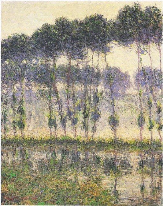 Poplars By The Eau River by Gustave Loiseau