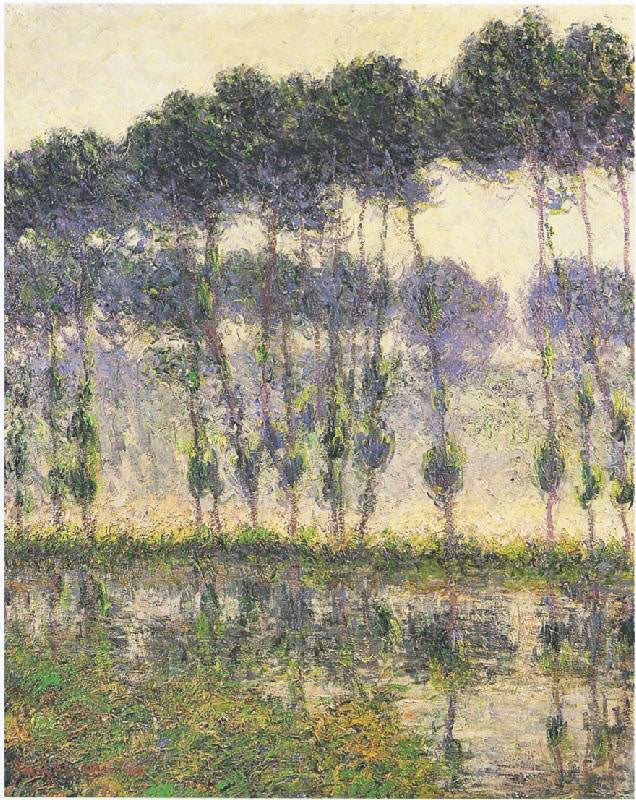 Poplars By The Eau River by Gustave Loiseau