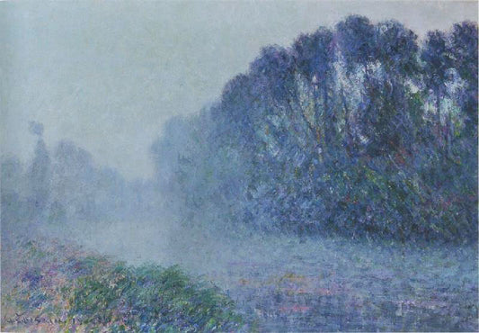 By The Eure River, Mist Effect by Gustave Loiseau