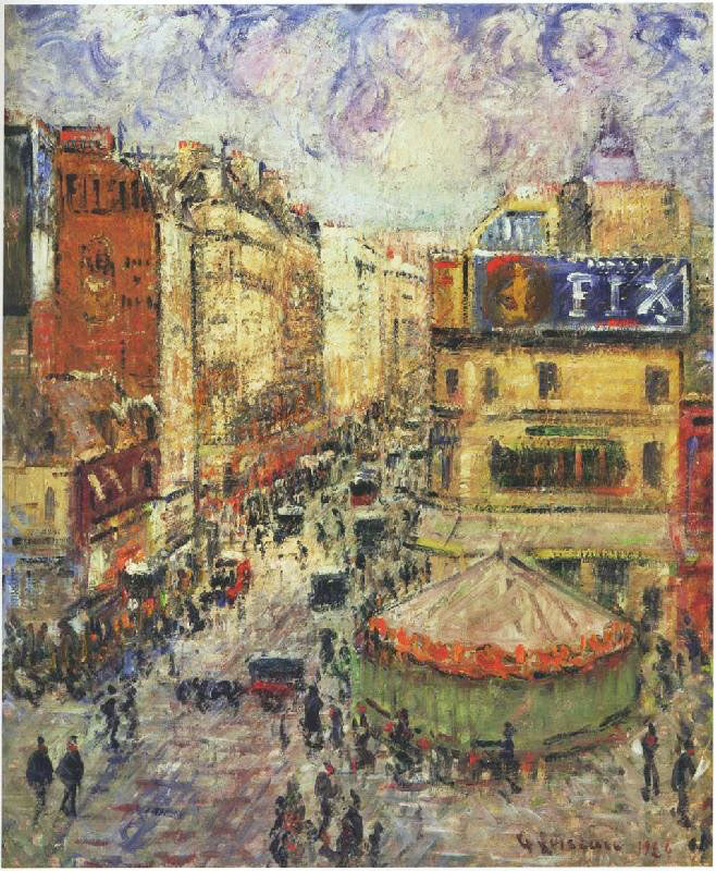 Clignancourt Street by Gustave Loiseau