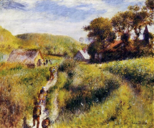 Grape Harvesters by Pierre Auguste Renoir