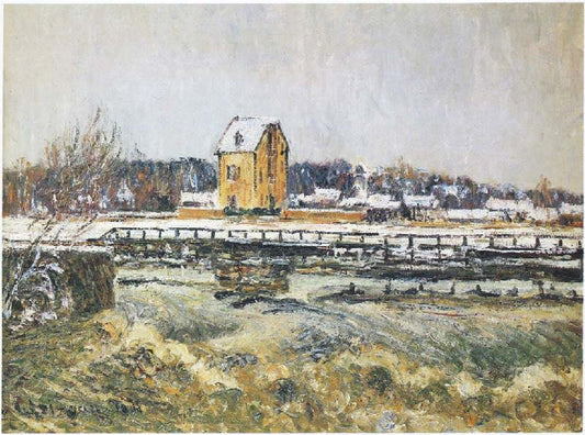 Waterfall At Saint Martin, Pontoise by Gustave Loiseau