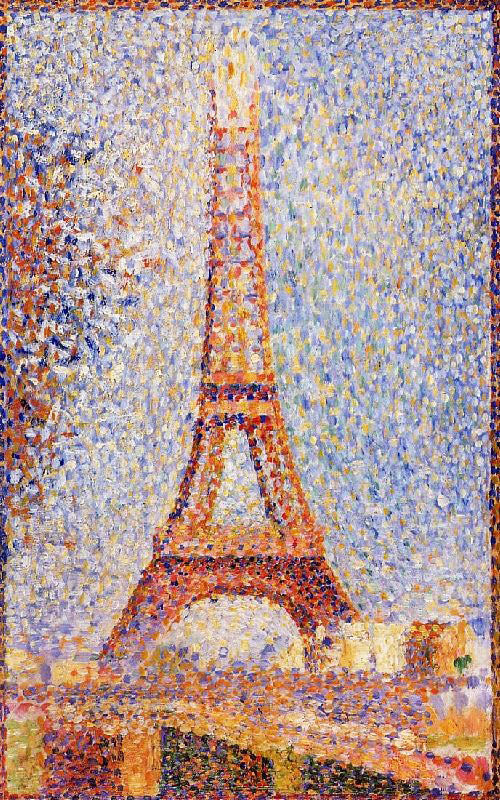 The Eiffel Tower by Georges Seurat