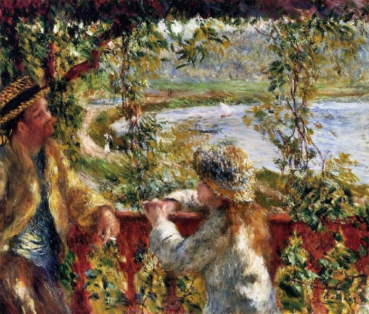 Near The Lake by Pierre Auguste Renoir