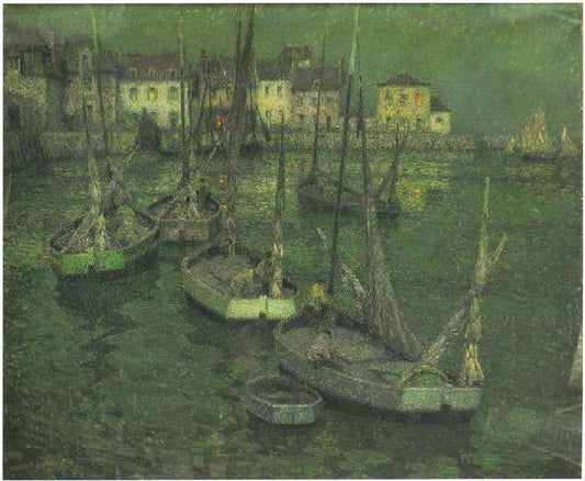Fishing Boats by Henri Le Sidaner