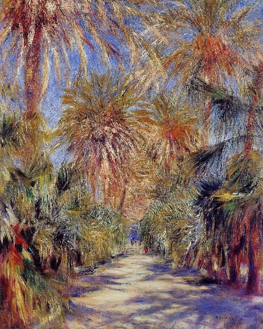 Algiers, The Garden Of Essai by Pierre Auguste Renoir