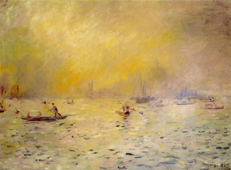 View Of Venice, Fog by Pierre Auguste Renoir
