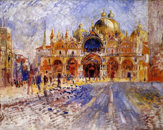 The Piazza San Marco, Venice by Pierre Auguste Renoir