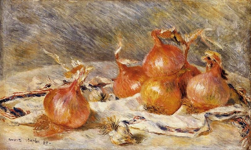 Onions by Pierre Auguste Renoir