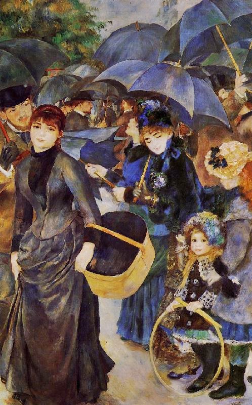 Les Parapluies by Pierre Auguste Renoir