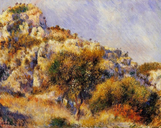 Rocks At L’Estaque by Pierre Auguste Renoir