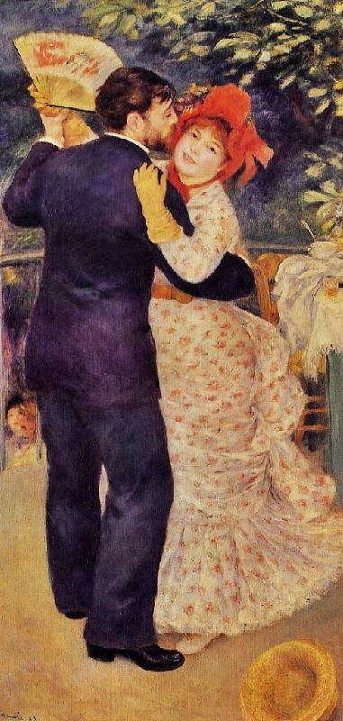 Country Dance by Pierre Auguste Renoir