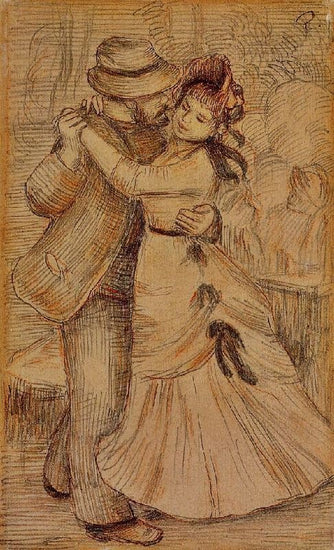 Dance In The Country by Pierre Auguste Renoir