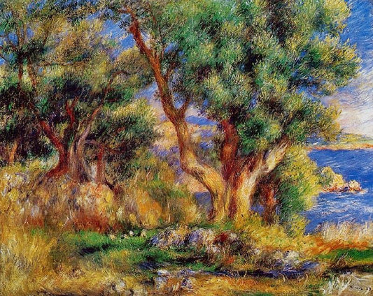 Landscape Near Menton by Pierre Auguste Renoir