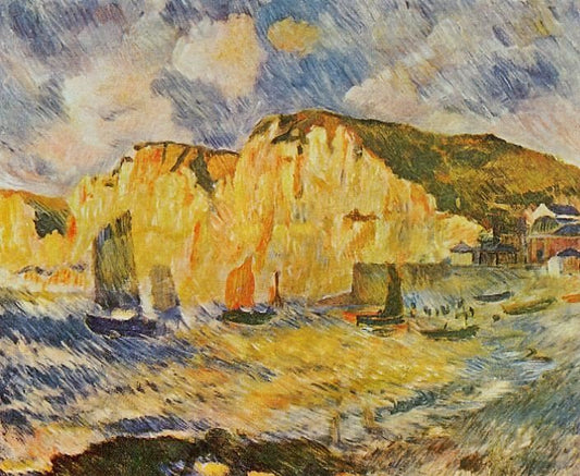 Cliffs by Pierre Auguste Renoir
