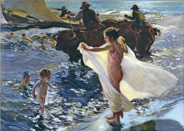 Bathing Time by Joaquin Sorolla y Bastida