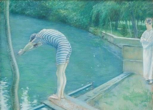 Le Nageur by Gustave Caillebotte